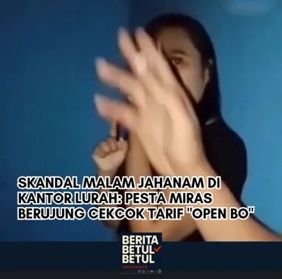 GEMPAR! Dua Lurah di Kendari Digerebek Warga: Asyik Pesta Miras dan 'Open BO' Mahasiswi Hamil di Kantor Kelurahan!