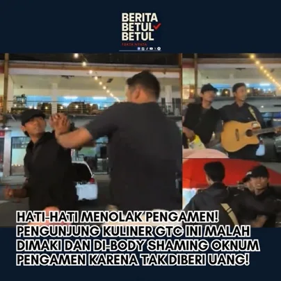 VIRAL! Niat Makan Malah Kena Mental, Pengunjung Kuliner GTC Cirebon Diduga Jadi Korban Body Shaming & Kekerasan Verbal Oknum Pengamen Jalanan!