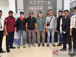 Imigrasi deportasi empat WN Vietnam beraktivitas di hutan Aceh Jaya