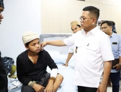 Gubernur Andra Soni jenguk Revan warga Badui korban bacok di Jakarta