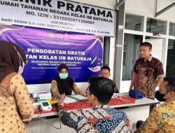 Rutan Baturaja buka layanan pengobatan gratis