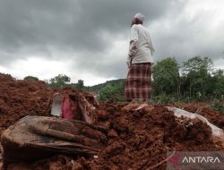 Tiga orang meninggal dan 20 lainnya masih dalam pencarian akibat longsor di Majenang