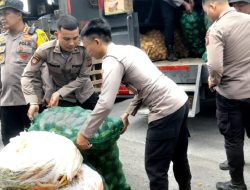 Polda Sumut salurkan bahan makanan warga terdampak bencana di Sibolga