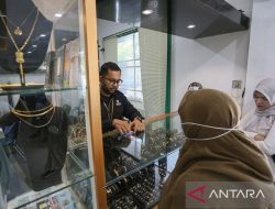 Harga dua jenama emas Pegadaian akhir November ini kompak melonjak