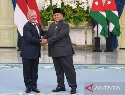 Politik kemarin, kunjungan Raja Yordania hingga misi perdamaian Gaza