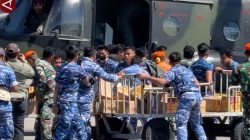 Bantuan BNPB untuk korban banjir Aceh tiba di Bandara Malikussaleh