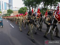 Napak tilas menyambut HUT Ke-80 Korps Marinir di Surabaya